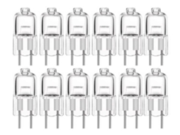 Lurelia Lâmpada Halogen G4 10w 12v 280lm, Branca Quente, Regulável, Sem Cintilação, Para Casa