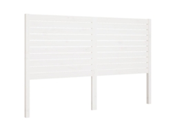 Cabeceira de Cama 141x4x100 Cm Pinho Maciço Branco MAISON EXCLUSIVE