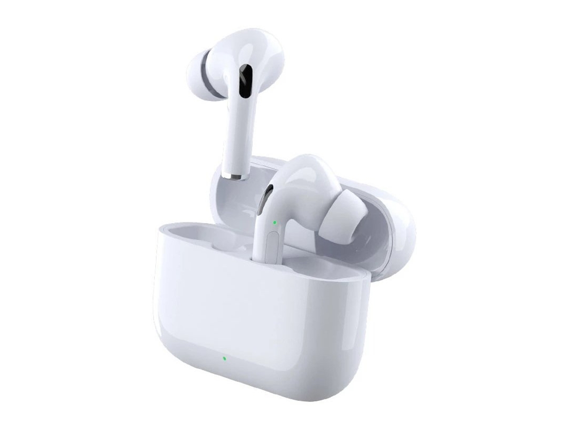 Auriculares Bluetooth True Wireless com Cancelamento de Ruído À Prova D'Água Branco
