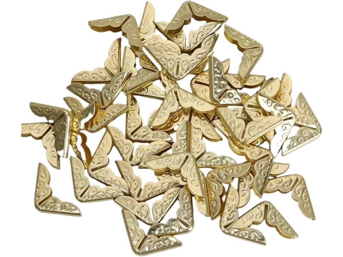 Protetores De Canto De Metal Para Livros (50/100/300/500 Unidades) Para Scrapbooking - 300 Unidades)