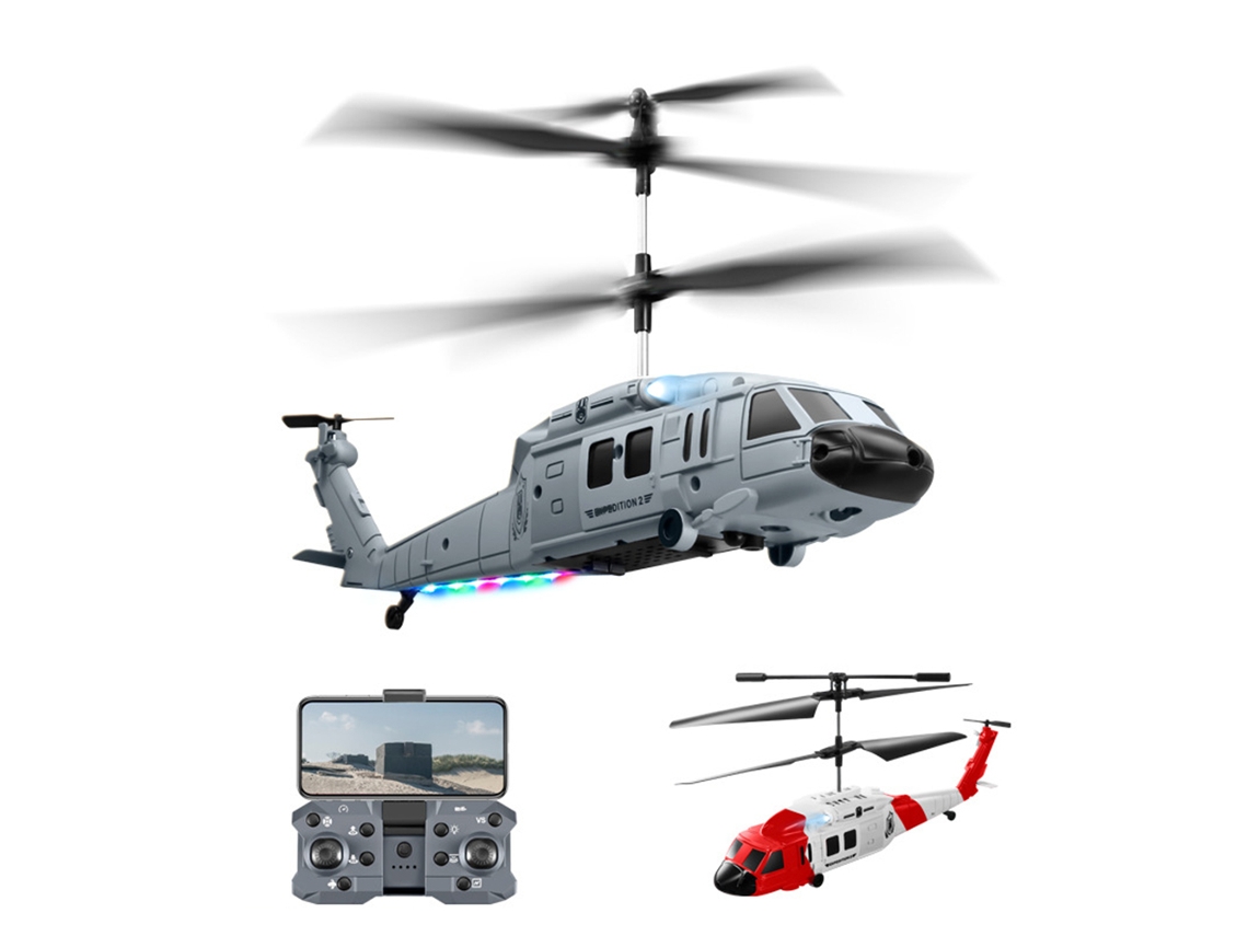 Mali drone Controle Remoto com Câmera 4k Dual, Obstáculo Evitamento, 3 Baterias, para Adultos e Crianças, Cinza