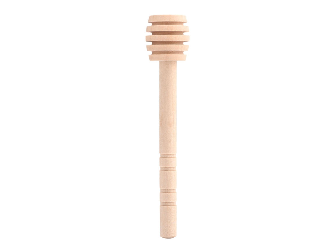 50 Peças/conjunto Colher de Mel de Madeira 10cm para Coletar, Servir e Mexer em Xarope e Melaço