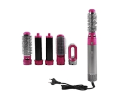 Conjunto de Secador de Cabelo Elétrico 5 em 1 com Escova Modeladora Automática para Mulheres e Namoradas. TAISHENGDA