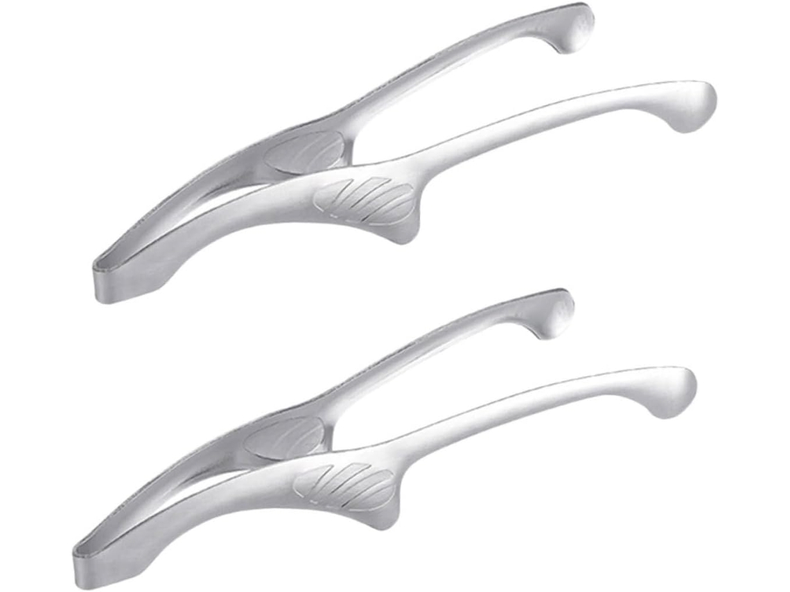 Pinça Para Alimentos Cabilock De Aço Inoxidável, Conjunto De 2 Peças, Pinça Para Pão Churrasco, Resistente Ao Calor