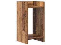 Conjunto 1 Suporte Para Plantas Vidaxl Castanho Derivados De Madeira (30 X 30 X 60 Cm)