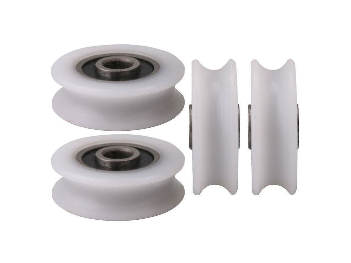Polia de Nylon com Canal U 4mm para Porta