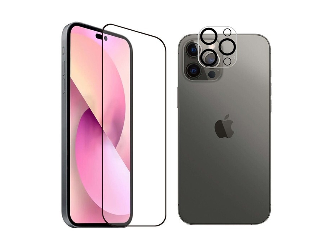 Pacote de Proteção Da Câmara Tpg Antibacteriano Glass Plus Iphone 14 Pro Max TIGER