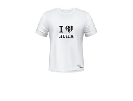 T-shirt Unissexo MESSU I Love Huila XXL