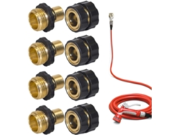 Conector De Mangueira Jardim Encaixe Rápido, Ajuste Preciso, 4 Peças
