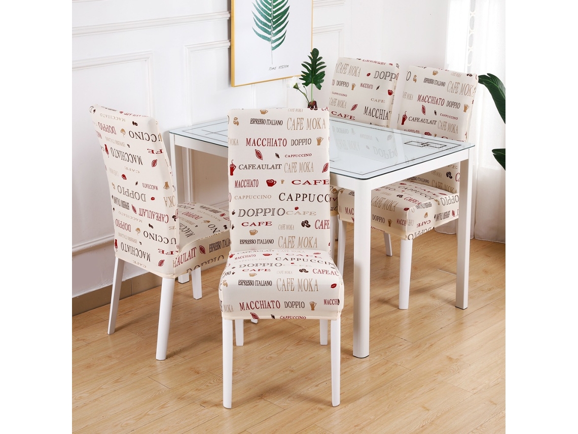 1 Pacote Protetor Removível de Capa para Cadeira de Sala de Jantar para Casa Restaurante-Cor 20 EVELTEK Universal size