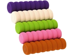 Conjunto De 5 Capas Espirais Anticolisão Para Maçanetas Portas, Multicoloridas