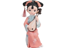 Estatueta Adereço Fotográfico Dinastia Resina Sintética Ornamento Delicado Estilo Decoração Interiores Qing GOKOCO