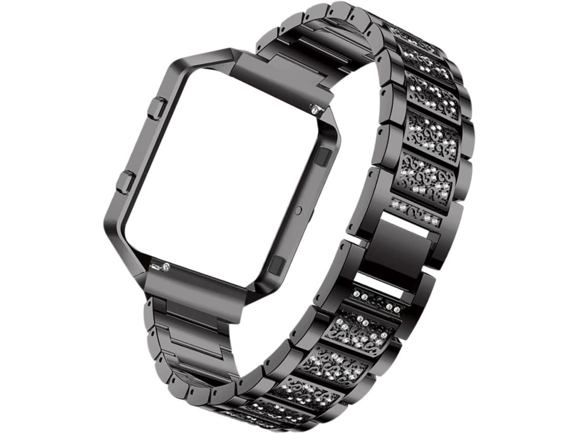 Pulseira De Relógio Elegante Em Liga Metálica, Compatível Com