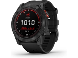 Relógio Desportivo GARMIN Fénix 7X Solar (Bluetooth - Até 37 dias de autonomia com Energia Solar - Preto)