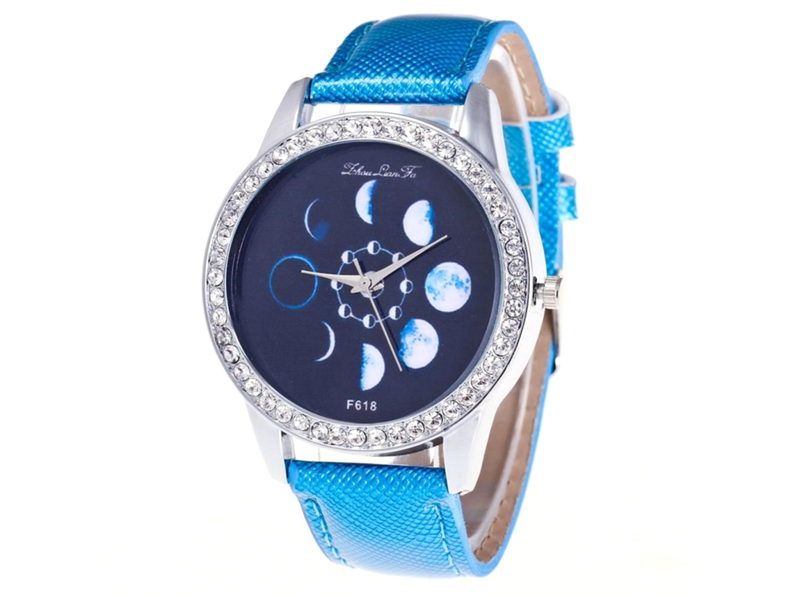 Relógio de pulso analógico Zhoulian Fa Business, cristal, pulseira de aço, movimento de quartzo redondo 04