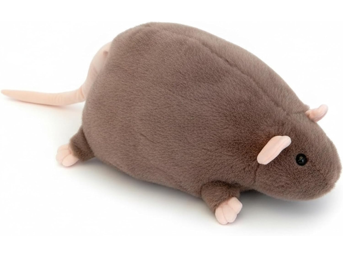 Rato De Pelúcia Gigante 89 Cm (35 Polegadas), Realista, Macio E