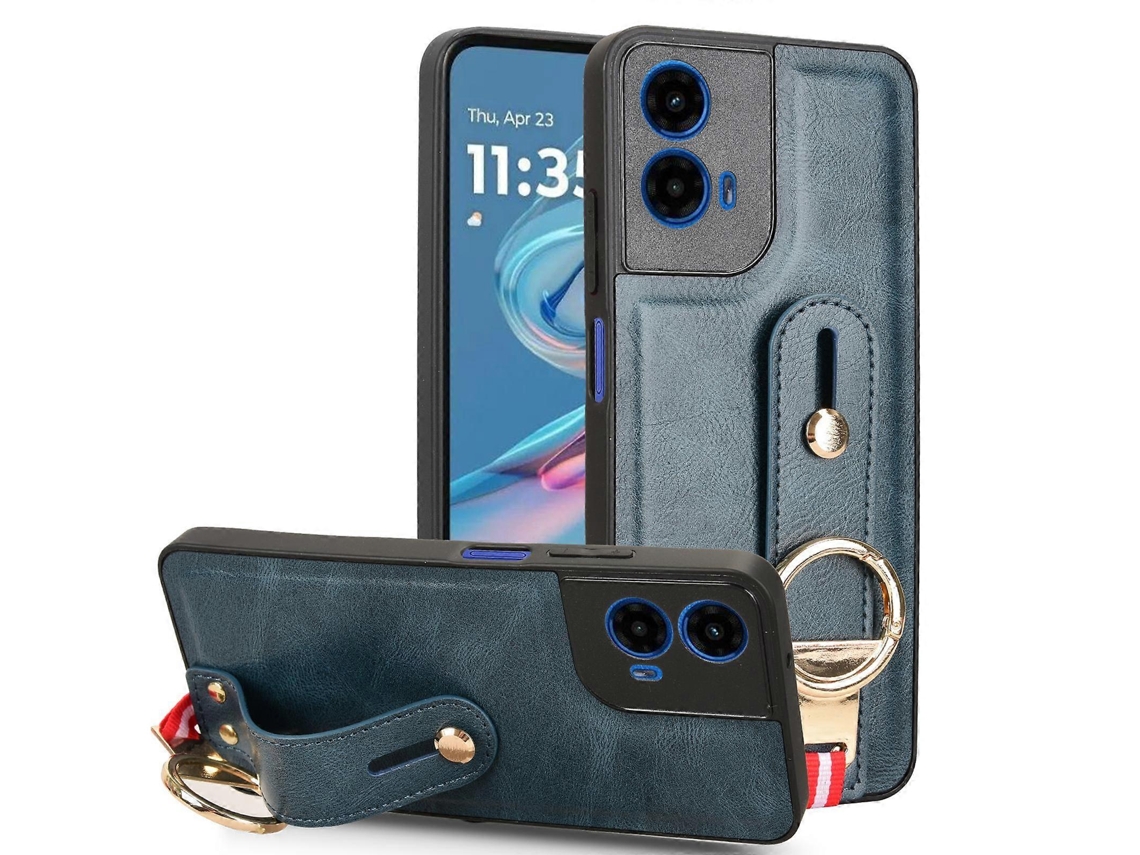 Capa De Celular Com Pulseira De Couro