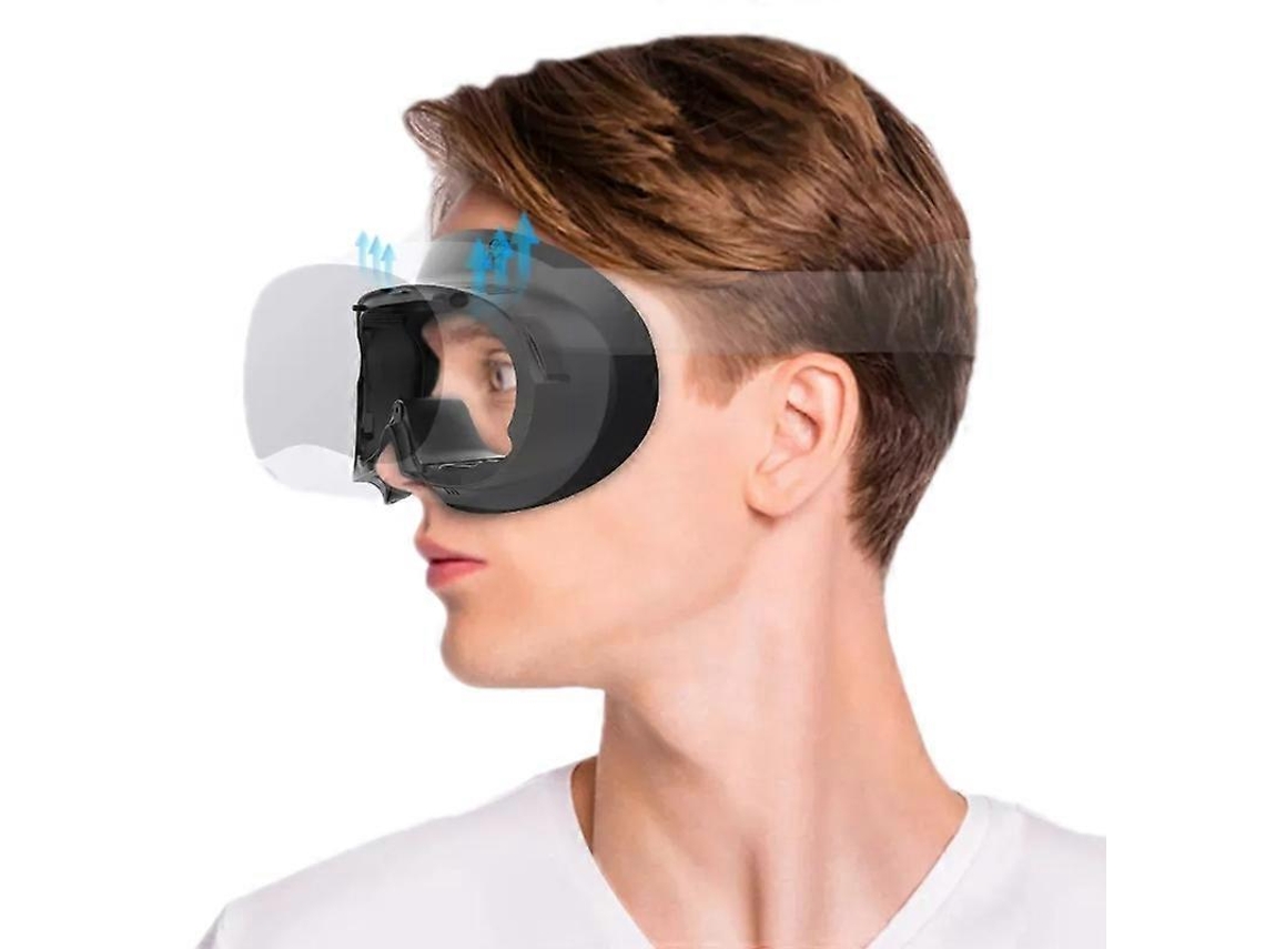 Capa Protetora Facial Magnética Blackout De Couro Esponjoso Para Pico 4