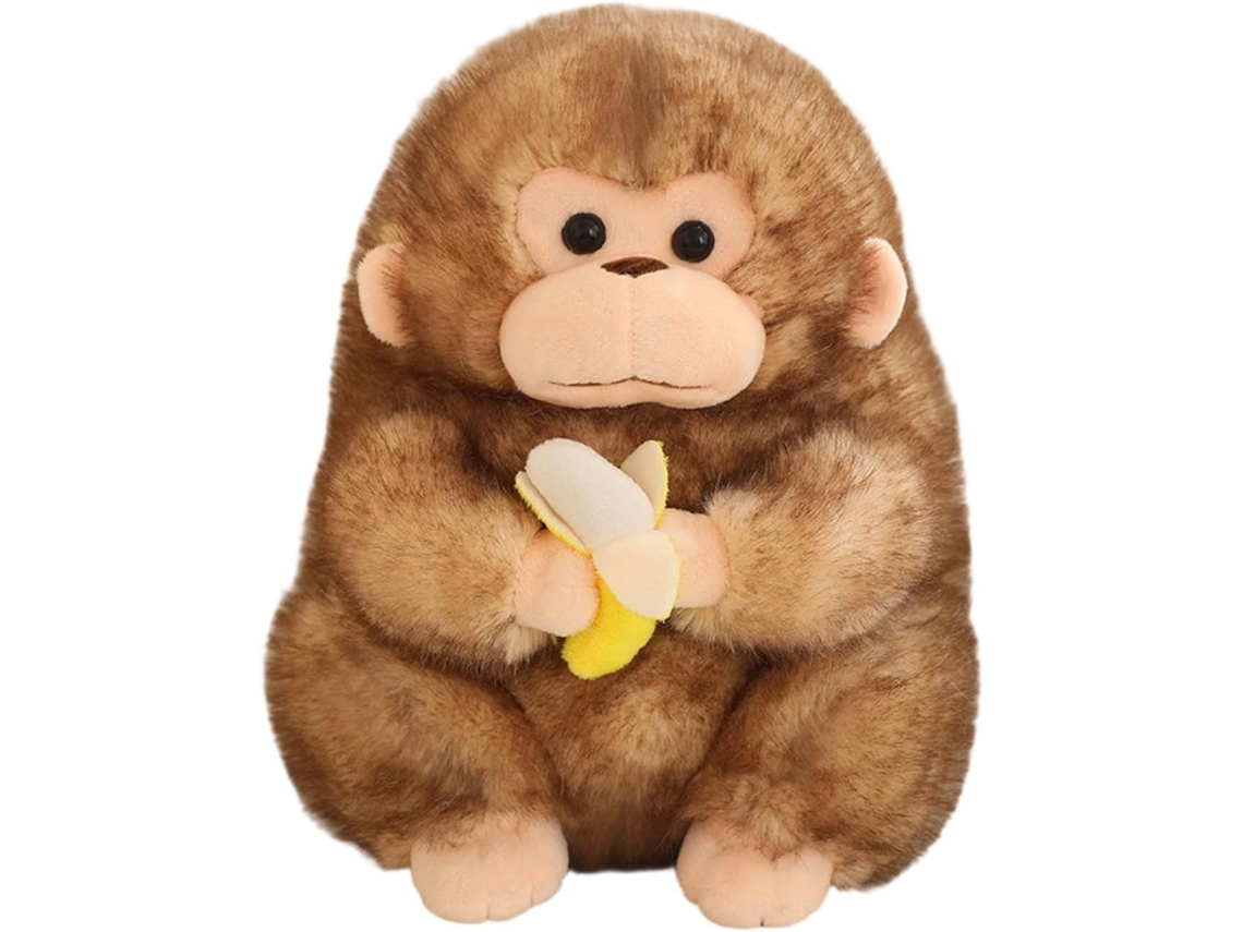 Almofada Decorativa Macia De Macaco De Pelúcia De 30 Cm, Para Sofá, Cama E Quarto