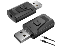Adaptador Usb Bluetooth 5.0 4 Em 1 Transmissor De Áudio Sem Fio