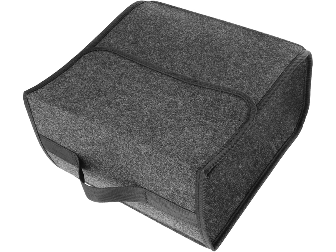 Organizador Dobrável De Feltro Para Porta-malas De Carro, Portátil E Prático, Caixa De Armazenamento Traseira Compacta.