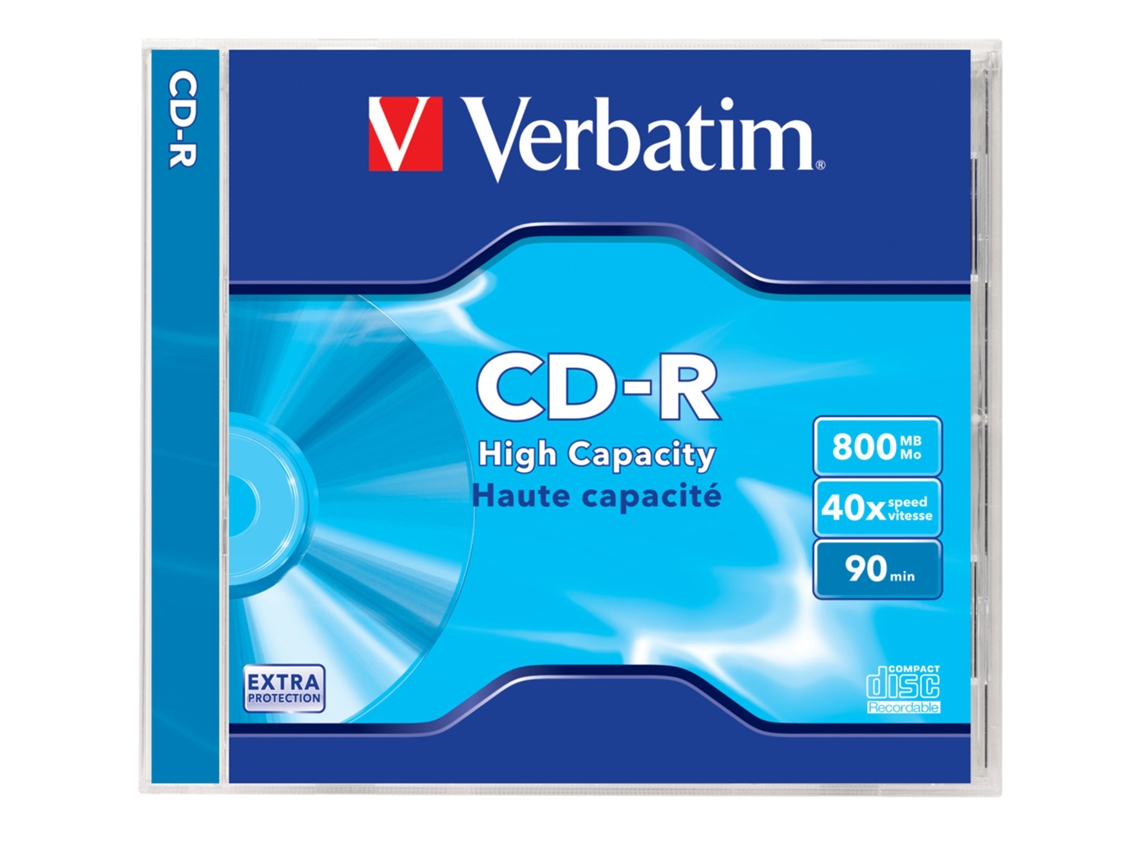 43427 CD virgem CD-R 800 MB 1 unidade(s) VERBATIM
