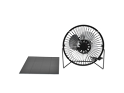 Ventoinha Solar Laxiscreed Com Carregador De Telemóveis, Ideal Para Uso Ao Ar Livre