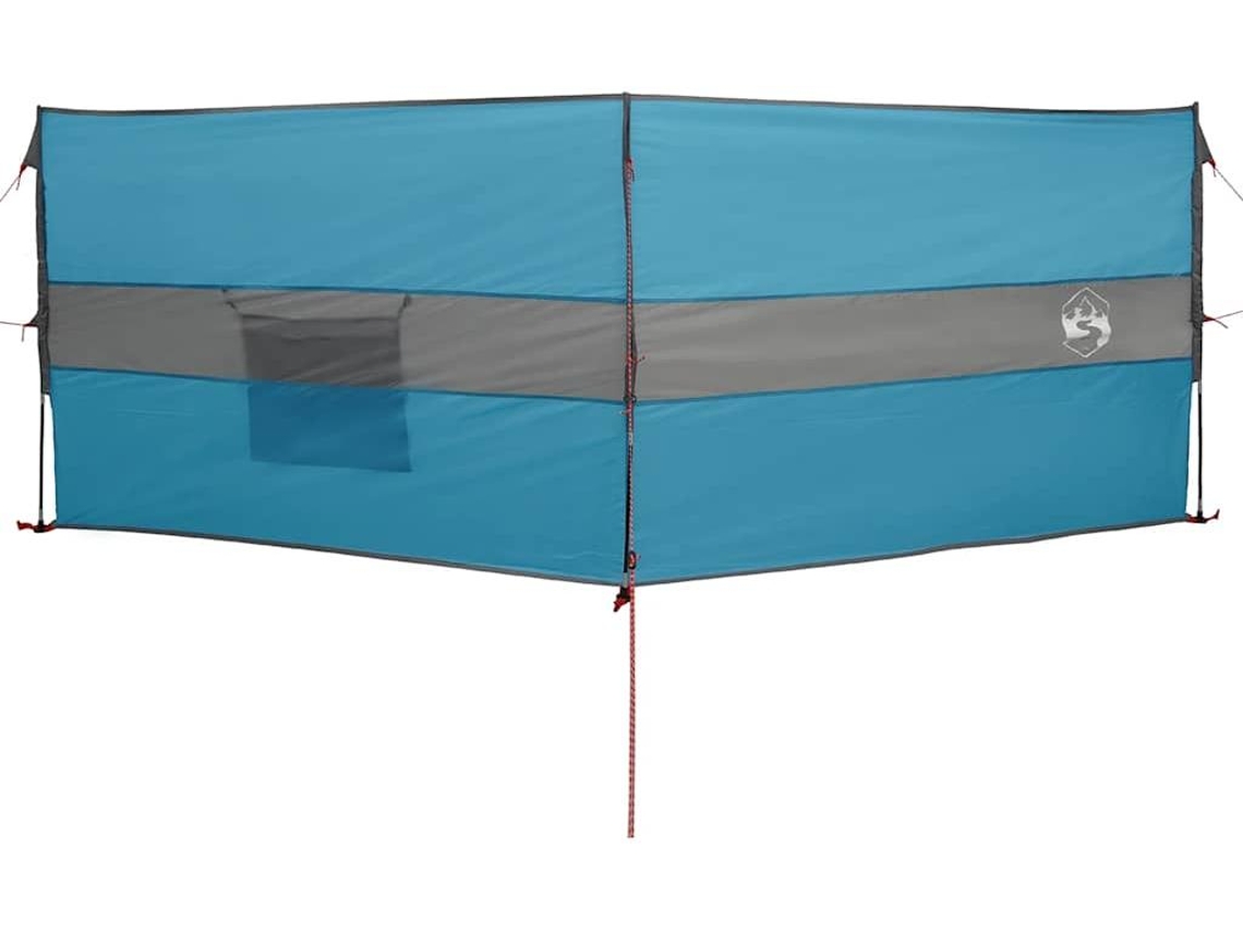 Camping Windbreak, Camping Windbreaks Vidaxl Azul Poliéster (344 X 120 Cm)