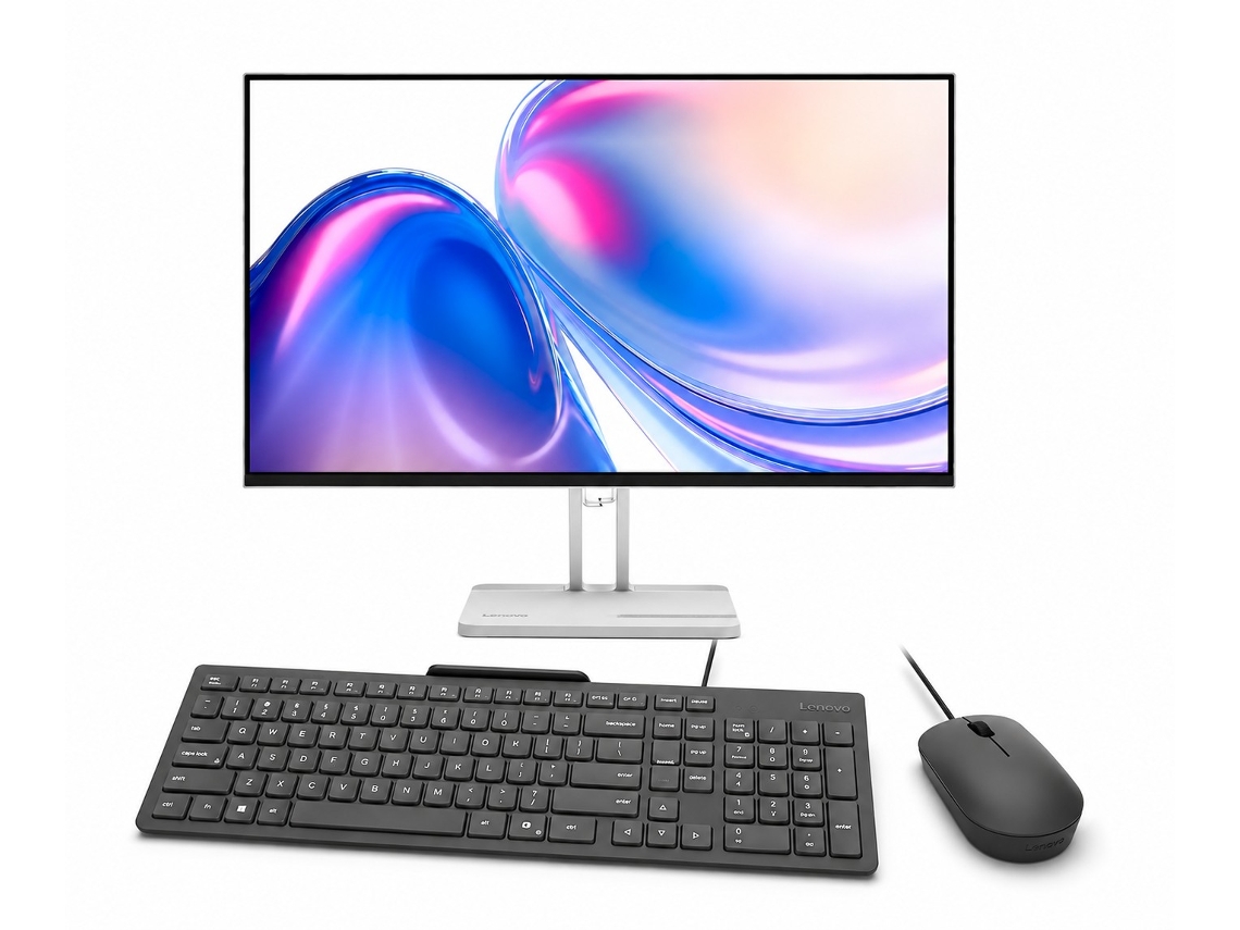 Pack Monitor LENOVO 67DDKAC6EU + Teclado + Rato (23.8'' - Full HD - 6 ms - 144 Hz)