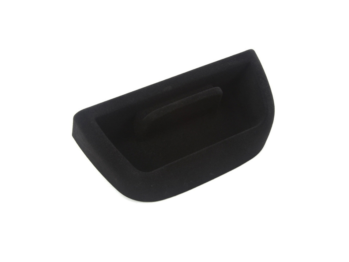 Lurelia Bandeja Para Console, 1 Peça, Compacto, Em Veludo, Preto, Encaixe Preciso