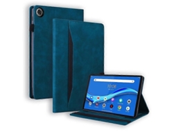Capa Protetora Tipo Folio Em Couro Pu Compatível Com Lenovo Tab K10c / Tab E10c Para Tablet Com Porta-cartões.