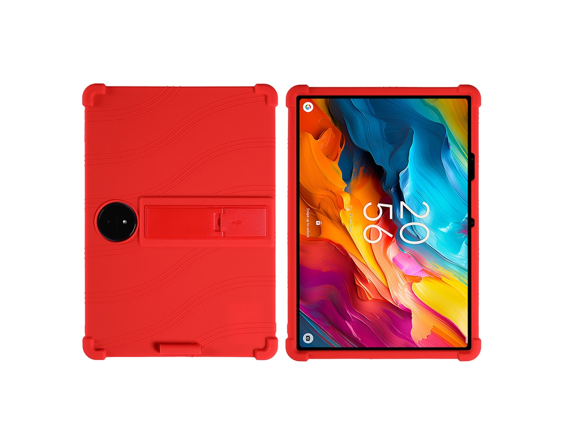 Capa Para Hexinyigjly Tcl Nxtpaper 14 14,3 Polegadas (2024 ) Protetora De Silicone À Prova De Choque Vermelho