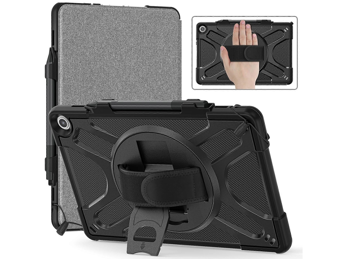 Capa protetora WeBake para tablet Amazon Fire Max 11 com suporte giratório e capa à prova de choque
