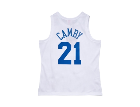 Camisola de Homem MITCHELL & NESS Swingman Toronto Raptors Marcus Branco (M)