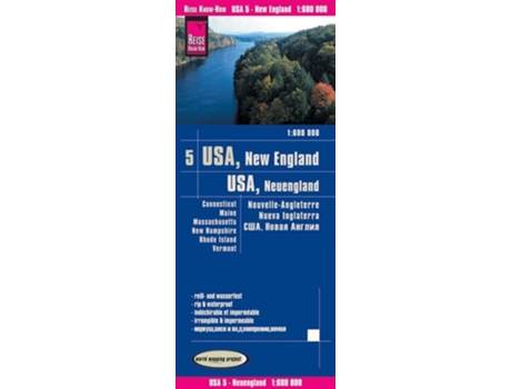 Livro USA 5 New England de Reise Know-How (Inglês)