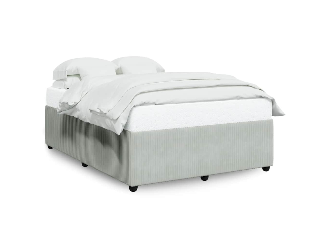 Bed Frame, Bed Frames Vidaxl Cinzeto Veludo (160 X 200 Cm)