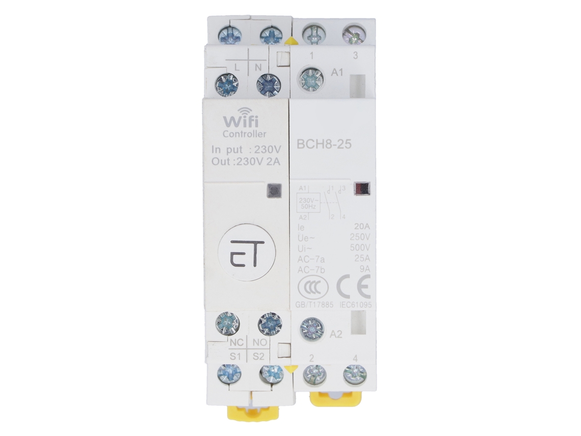 Laxiscreed Contator Wi-fi Para Automação Residencial E Controle Remoto De Baixa Tensão