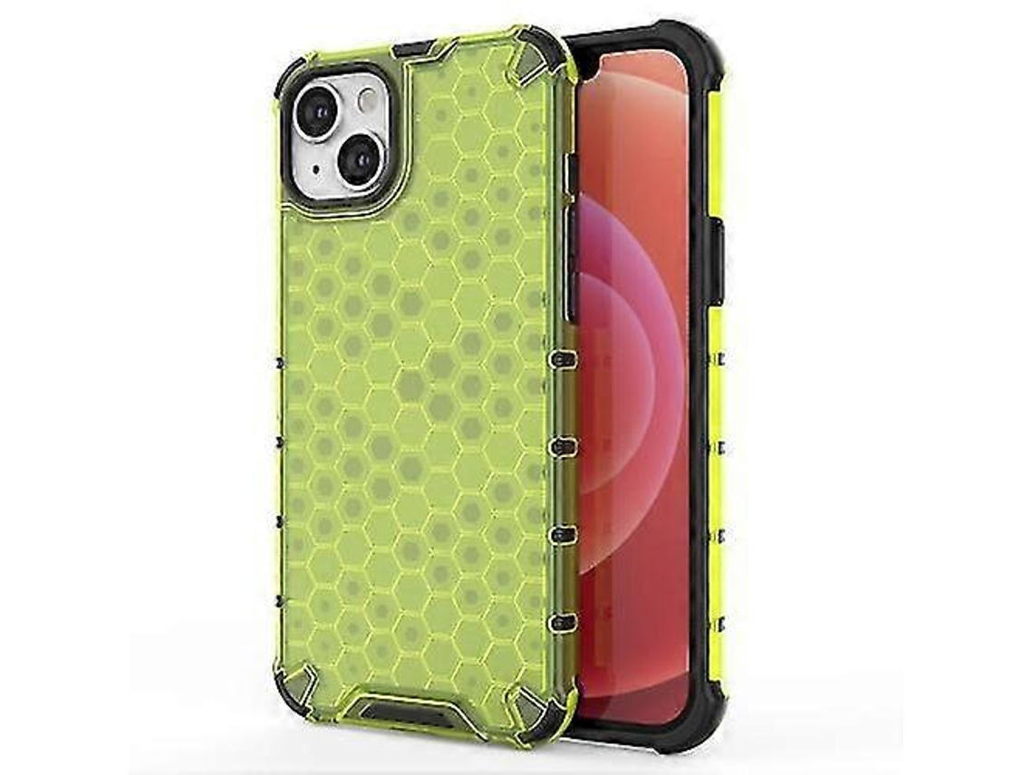 Capa Para Iphone 15 Com Padrão Favo De Mel (preta)