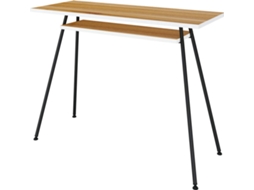 Secretária LEVIRA Kost Dash Castanho e Preto (100 x 40 x 74.8 cm - Melamina)