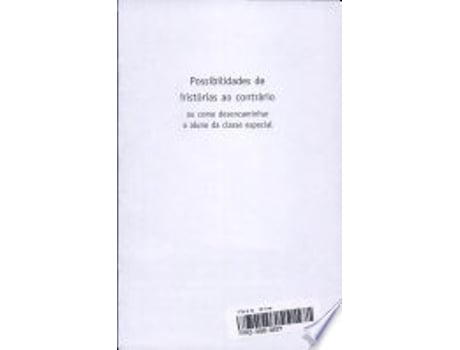 Livro POSSIBILIDADES DE HISTÓRIA AO CONTRÁRIO de PADILHA, ANNA MARIA LUNARDI (Português do Brasil)