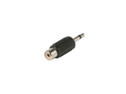 Ficha Adaptadora Jack 3.5Mm Macho Mono / Rca Fêmea