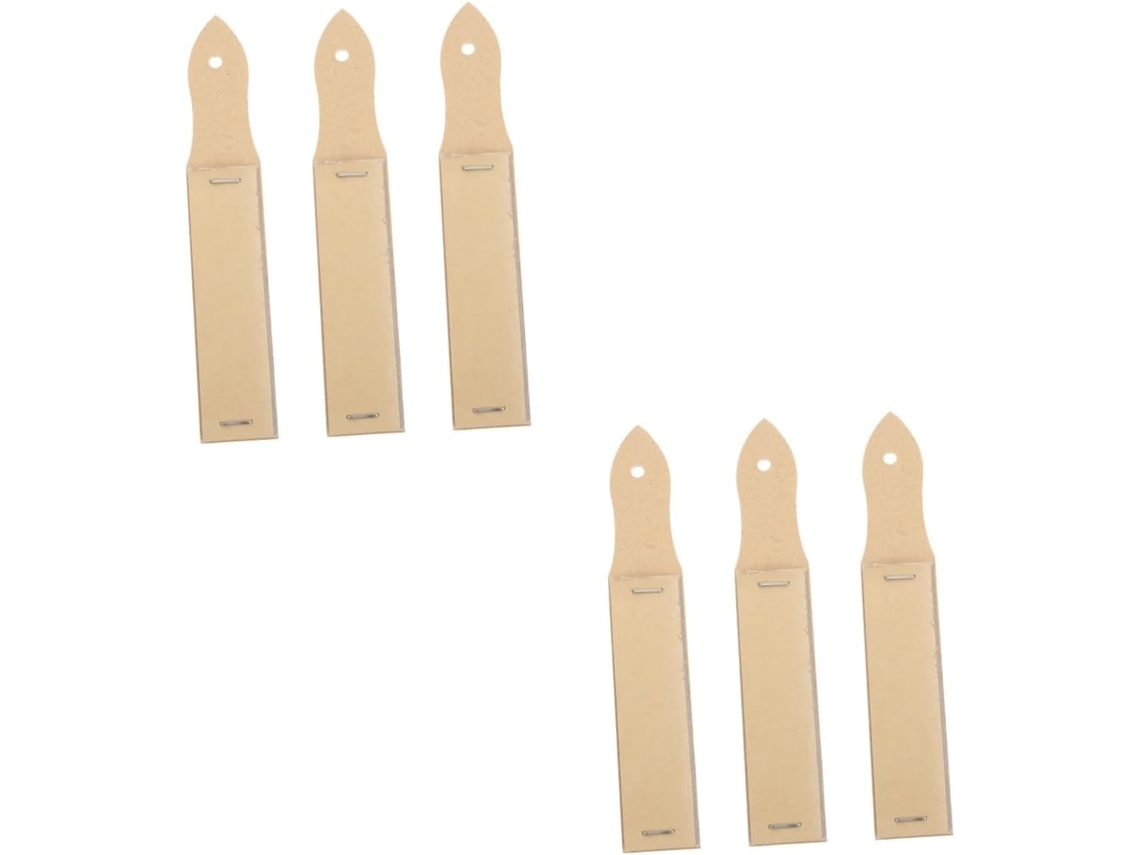 Conjunto de 6 porta-lápis para desenho e pintura, Lixa
