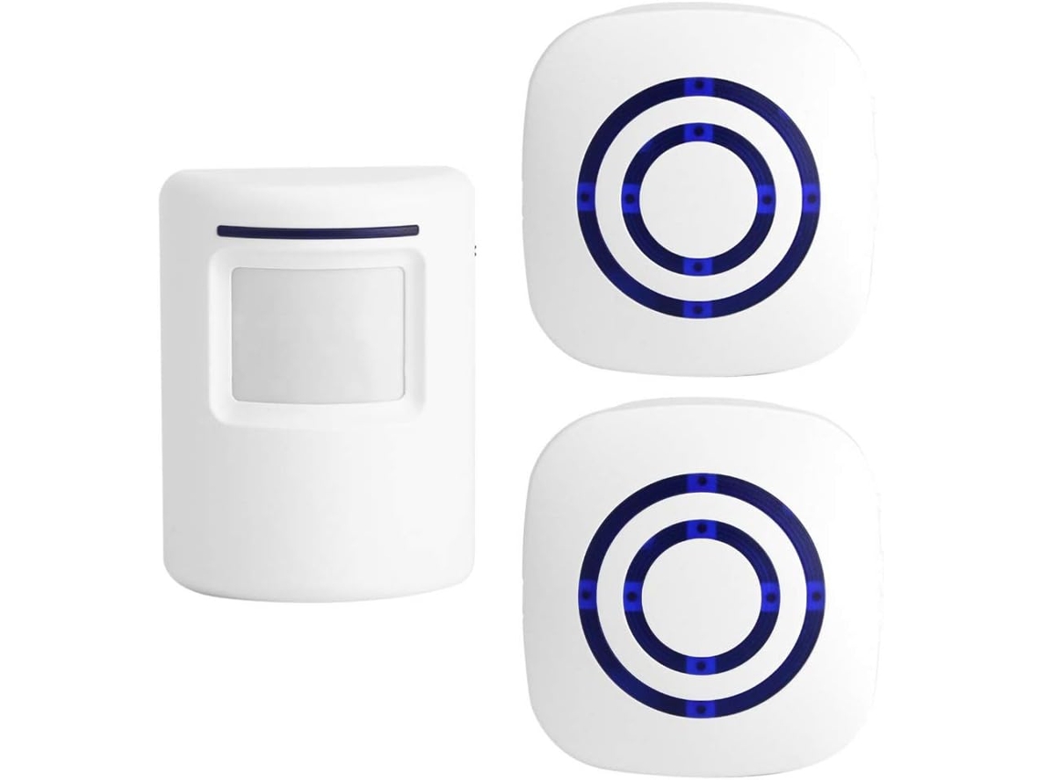KOFIHETY Sistema De Alerta Inteligente Para Residências E Empresas Segurança De Entrada, Receptor Sem Fio Plug In E Sensor De Movimento, Proteja Sua Proprieda