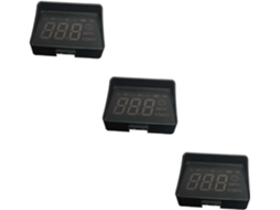 Conjunto De 3 Peças Para Exibição Da Velocidade Do Carro Com Alerta E Indicador De Excesso De Velocidade.