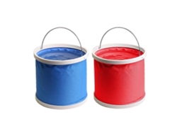 Balde Dobrável Portátil Para Uso Externo – Recipiente De Água Dobrável Para Caminhadas, Pesca, Camping E Viagens – Compacto, Economiza Espaço, Re