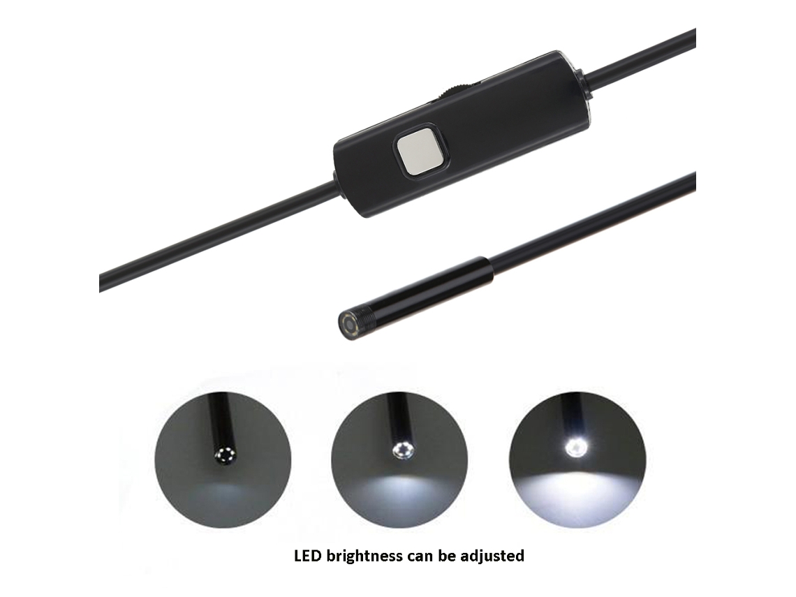Endoscópio Usb LAXISCREED 5,5mm 6 Leds