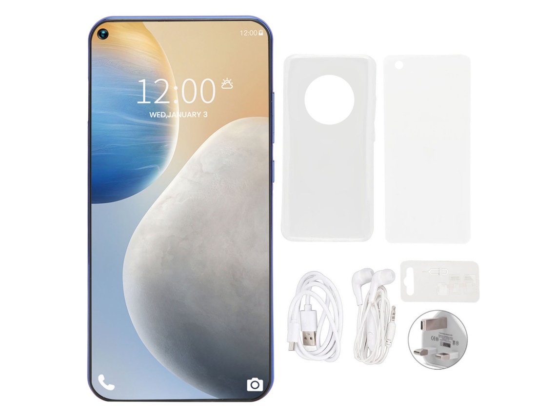 Laxiscreed Smartphone 4g Desbloqueio Facial Dual Sim Para Uso Fácil E Rápido