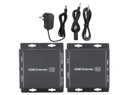 Conversor De Mídia Óptica De Fibra Hdmi 60m Extensor Transmissor Receptor