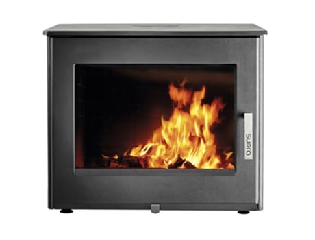 Fogão a Lenha Impermeável Preto 9Kw Udo Rabaisse SUPRA
