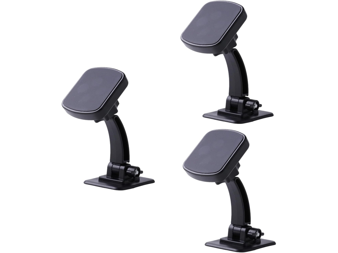 Suporte Para Celular Veicular De 3 Peças, Abs E Ímã, Encaixe Universal, Design Simples, Ideal Para Dirigir.